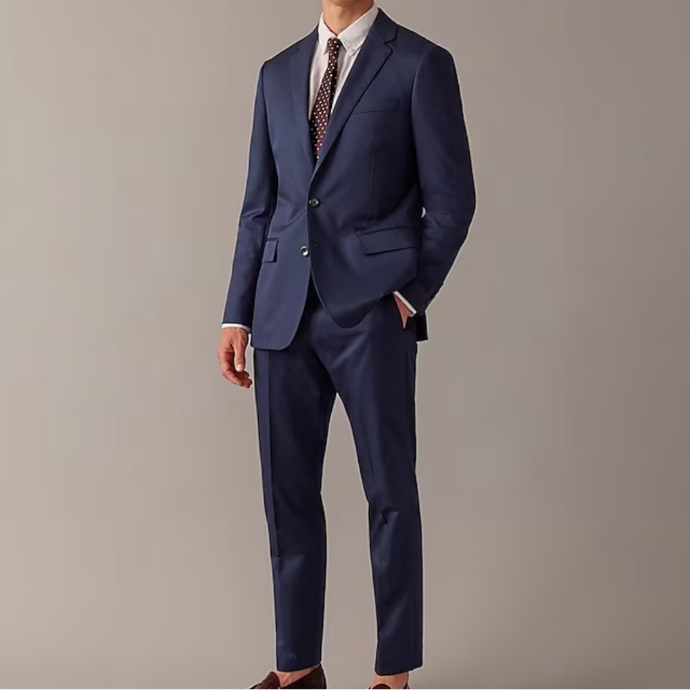 J. Crew Ludlow Suit - Navy Chino